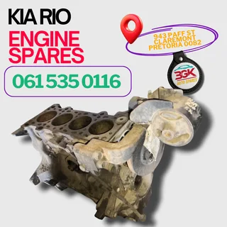 Kia rio engine spares Whatsapp me 0615350116