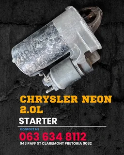 Chrysler neon 2.0l starter Call or WhatsApp me 0636348112