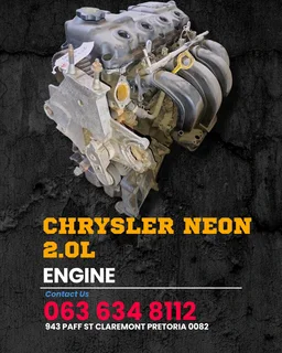 Chrysler neon 2.0l engine Call or WhatsApp me 0636348112