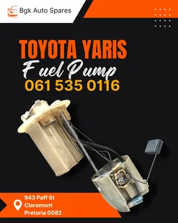Toyota Yaris fuel pump Call or WhatsApp me 0636348112