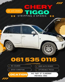 Chery tiggo stripping for spares Call or WhatsApp me 0636348112