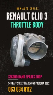 Renault clio 3 throttle Body Call or WhatsApp me 0636348112