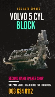Volvo 5 cyl block WhatsApp me 0636348112