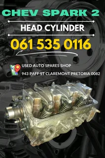 Chev spark 2 head cylinder Call or WhatsApp me 063 149 6230