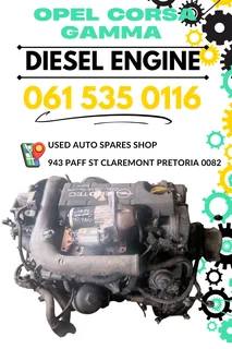 Opel corsa gamma diesel 1.7 Z17 engine R15000 Call or WhatsApp me 063 149 6230