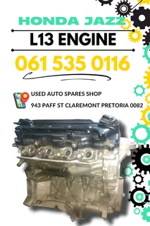 Honda Jazz L13 engine R13000 Call or WhatsApp me 063 149 6230