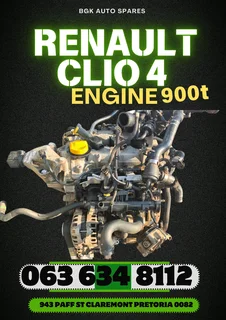Renault clio 4 900cc turbo engine Call or WhatsApp me 0636348112
