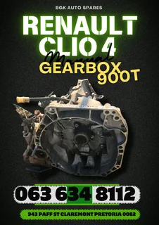 Renault clio 4 900cc turbo manual gearbox R5000 Call or WhatsApp me 0636348112