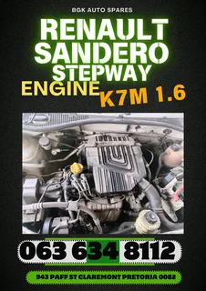 Renault Sandero Stepway K7M 1.6 engine R18000