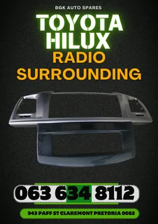 Toyota Hilux radio surrounding R500 WhatsApp me or call 061 535 0116