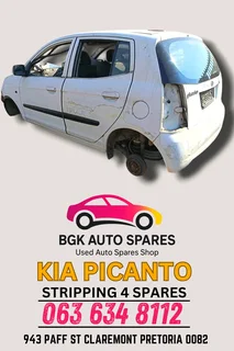 Kia picanto stripping for spares Call or WhatsApp me 0636348112