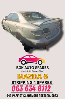 Mazda 6 stripping for spares Call or WhatsApp me 0636348112