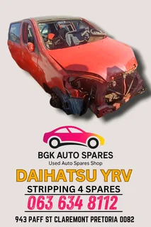 Daihatsu yrv stripping for spares Call or WhatsApp me 0636348112