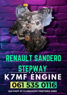 Renault Sandero Stepway K7Mf engine R16000