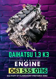 Daihatsu 1.3 k3 engine R13500