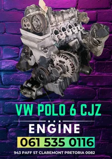 Vw polo 6 CJZ engine R12000 WhatsApp me 0636348112