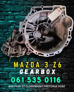 Mazda 3 z6 gearbox R4500 Call me 063 149 6230