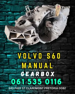 Volvo S60 Manual gearbox R3500 Call or WhatsApp me 0636348112