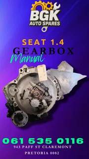 Seat 1.4 gearbox R3500 Call or WhatsApp me 0636348112