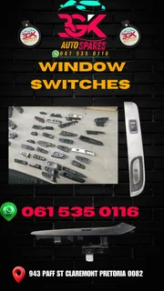 Window switches for sale Contact me for the prices 061 535 0116