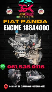 Fiat panda 188A4000 engine Call or WhatsApp me 0636348112