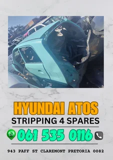 Hyundai atos stripping for spares Call or WhatsApp me 0636348112