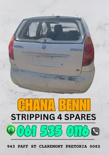 Chana benni stripping for spares Call or WhatsApp me 0636348112