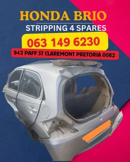 Honda brio stripping for spares Call or WhatsApp me 0636348112