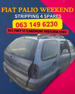 Fiat palio weekend stripping for spares Call or WhatsApp me 0636348112