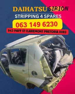 Daihatsu sirion stripping for spares Call or WhatsApp me 0636348112