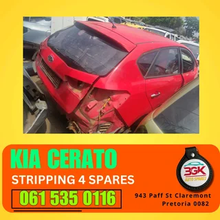 Kia cerato 2011 stripping for spares Call or WhatsApp me 0636348112
