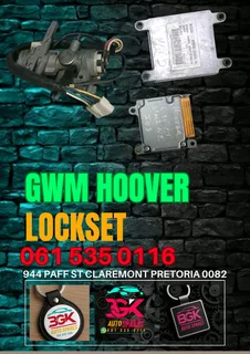 Gwm hoover lockset Call or WhatsApp me 0636348112