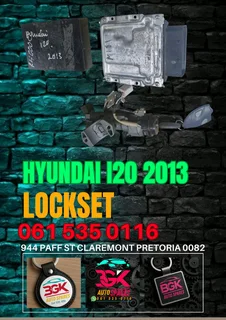 Hyundai I20 2013 lockset Call or WhatsApp me 0636348112