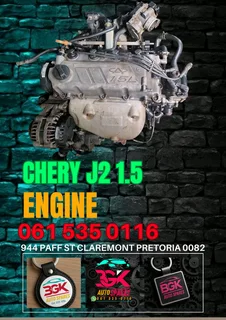 Chery J2 1.5 engine Call or WhatsApp me 0636348112