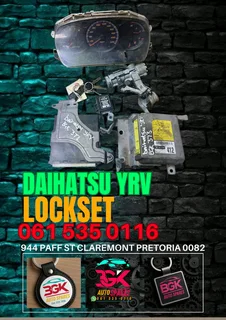 Daihatsu yrv lockset Call or WhatsApp me 0636348112