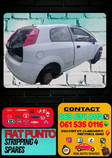 Fiat Punto stripping for spares Call or WhatsApp me 0636348112
