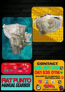 Fiat Punto manual gearbox Call or WhatsApp me 0636348112