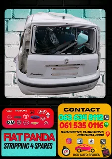 Fiat panda stripping for spares Call or WhatsApp me for the parts you need 0636348112