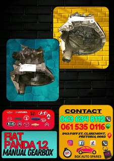 Fiat panda 1.2 gearbox Call me 061 535 0116