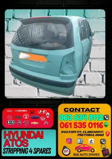 Hyundai atos prime stripping for spares Call or WhatsApp me 0636348112