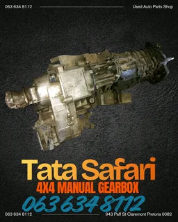 Tata Safari 4x4 manual gearbox Call or WhatsApp me 0636348112