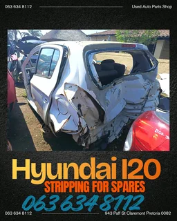 Hyundai I20 stripping for spares Call or WhatsApp me 0636348112