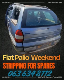 Fiat palio weekend stripping for spares Call or WhatsApp me 0636348112