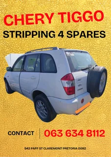 Chery tiggo stripping for spares Call or WhatsApp me 0636348112