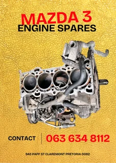 Mazda 3 engine spares Whatsapp me for the prices and more information 061 535 0116