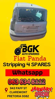 Fiat panda stripping for spares Call or WhatsApp me 0636348112