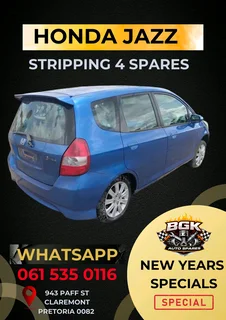 Honda Jazz stripping for spares Call or WhatsApp me 0636348112