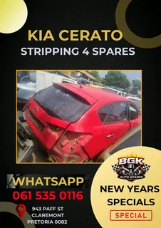 Kia cerato stripping for spares Call or WhatsApp me 0636348112