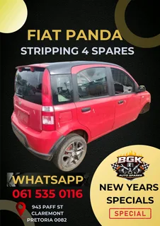 Fiat panda stripping for spares Call or WhatsApp me 0636348112