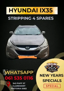 Hyundai ix35 stripping for spares Call or WhatsApp me 0636348112